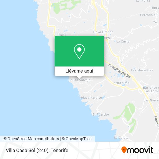Mapa Villa Casa Sol (240)