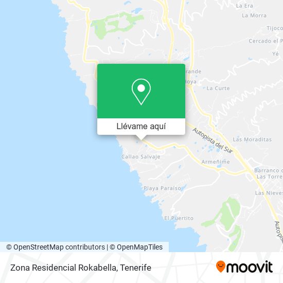 Mapa Zona Residencial Rokabella
