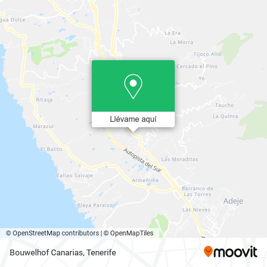 Mapa Bouwelhof Canarias