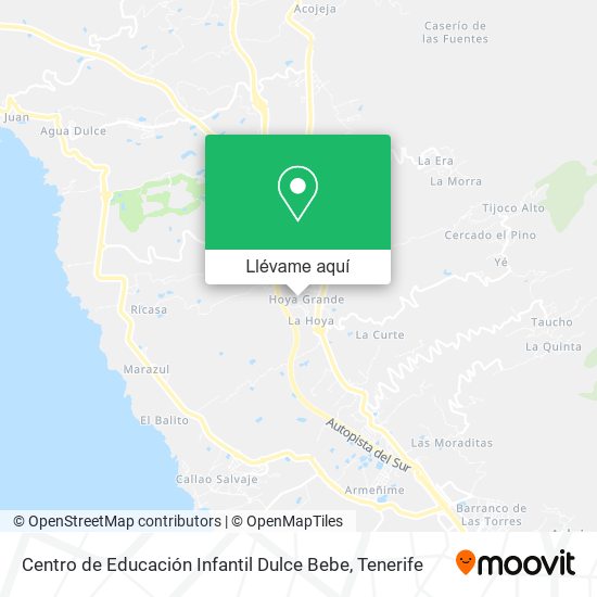 Mapa Centro de Educación Infantil Dulce Bebe