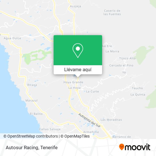 Mapa Autosur Racing