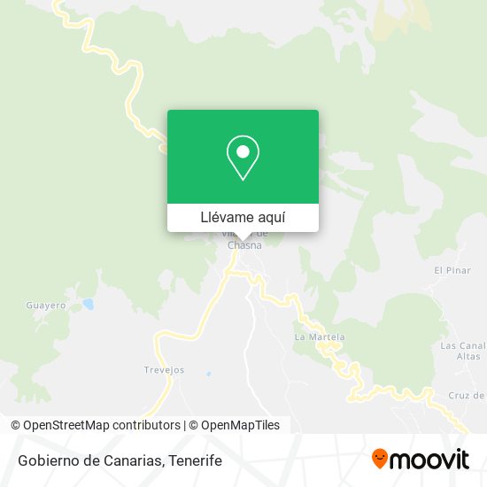 Mapa Gobierno de Canarias