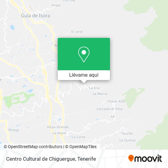 Mapa Centro Cultural de Chiguergue