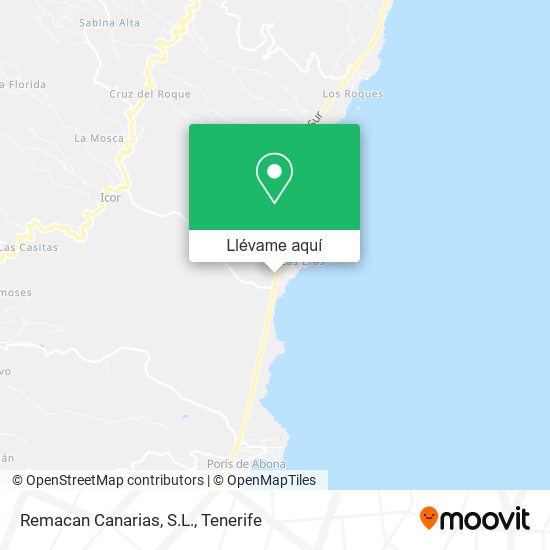Mapa Remacan Canarias, S.L.