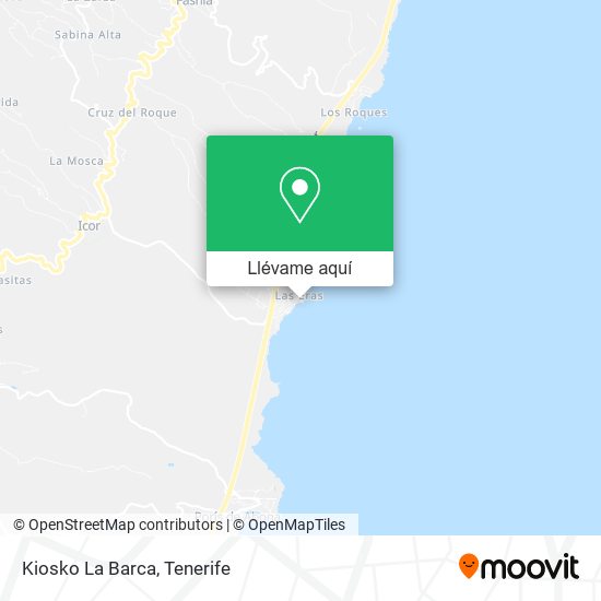 Mapa Kiosko La Barca