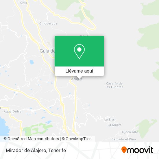 Mapa Mirador de Alajero