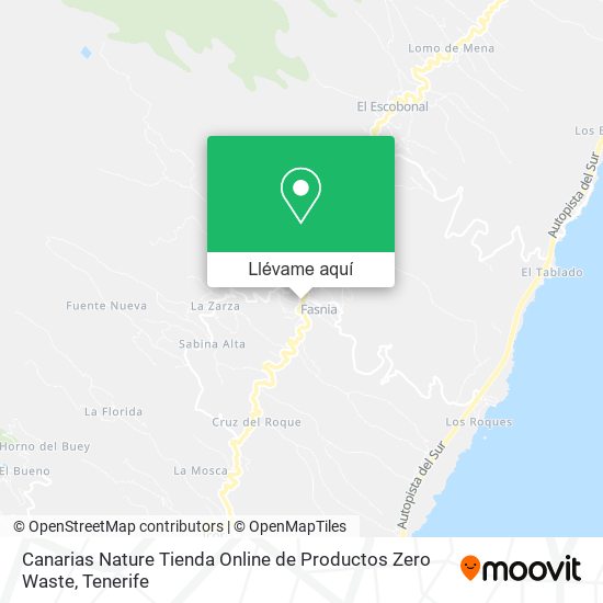 Mapa Canarias Nature Tienda Online de Productos Zero Waste