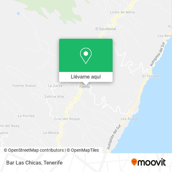 Mapa Bar Las Chicas