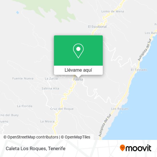 Mapa Caleta Los Roques
