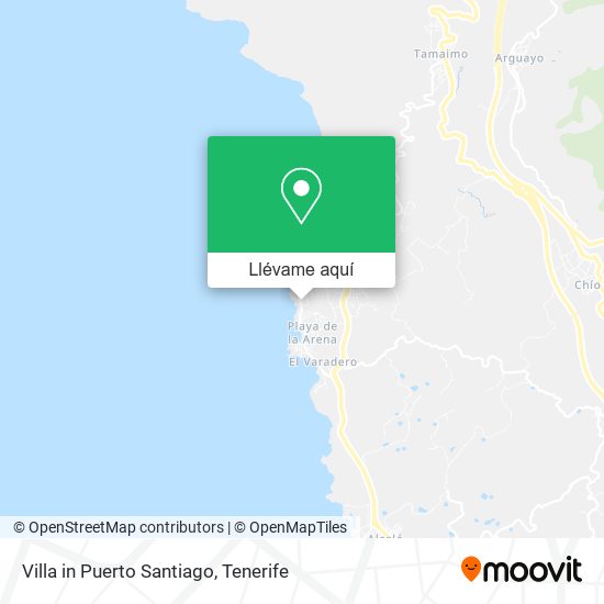 Mapa Villa in Puerto Santiago