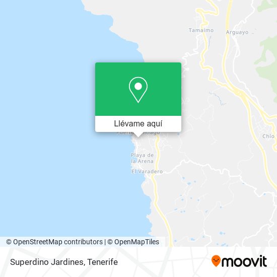 Mapa Superdino Jardines