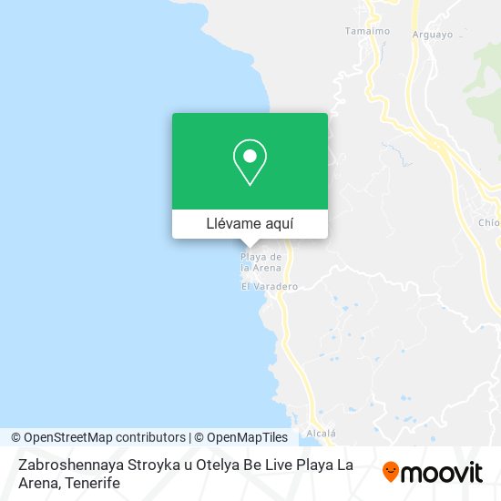 Mapa Zabroshennaya Stroyka u Otelya Be Live Playa La Arena