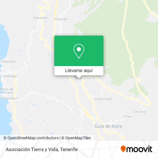 Mapa Asociación Tierra y Vida