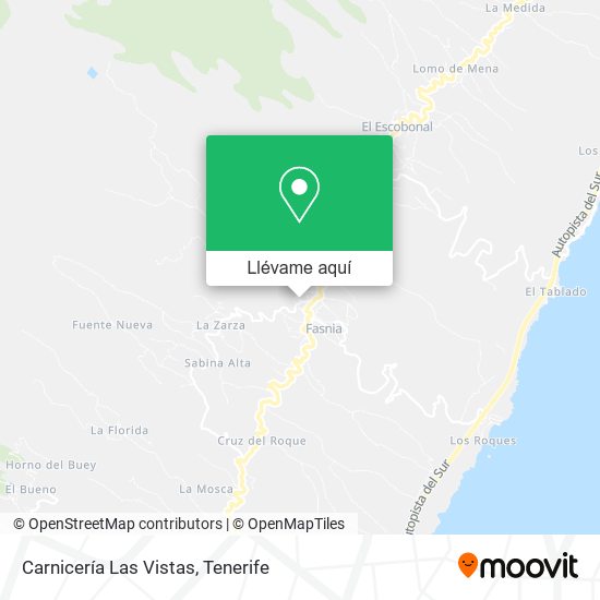 Mapa Carnicería Las Vistas