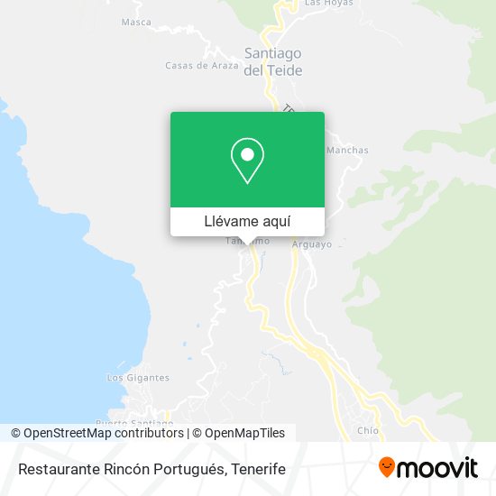 Mapa Restaurante Rincón Portugués