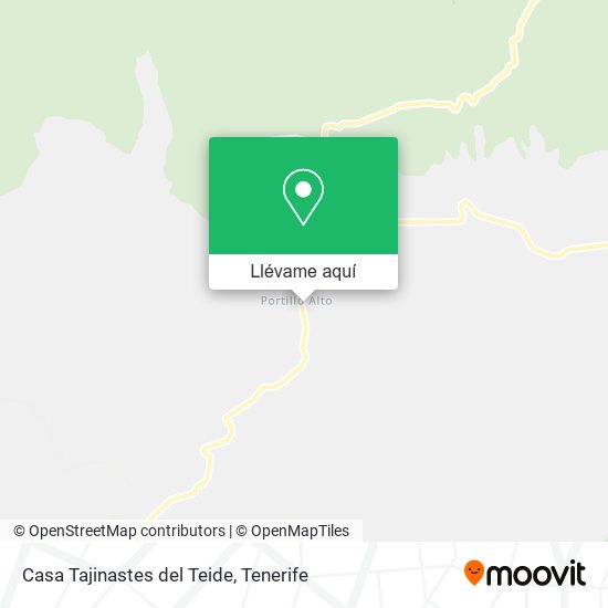 Mapa Casa Tajinastes del Teide
