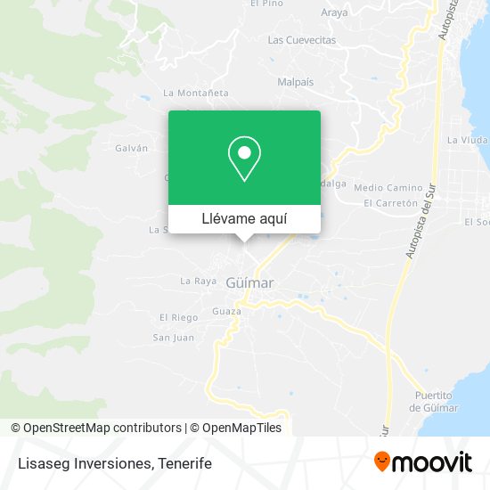 Mapa Lisaseg Inversiones