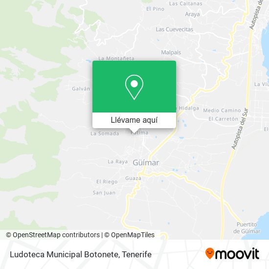 Mapa Ludoteca Municipal Botonete