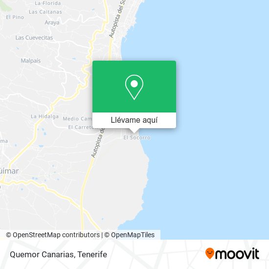 Mapa Quemor Canarias