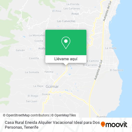 Mapa Casa Rural Eneida Alquiler Vacacional Ideal para Dos Personas