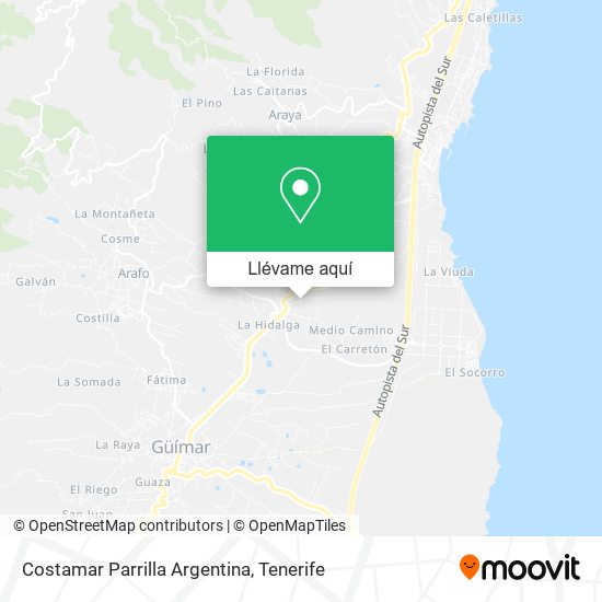 Mapa Costamar Parrilla Argentina