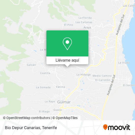 Mapa Bio Depur Canarias