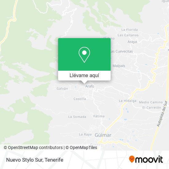 Mapa Nuevo Stylo Sur