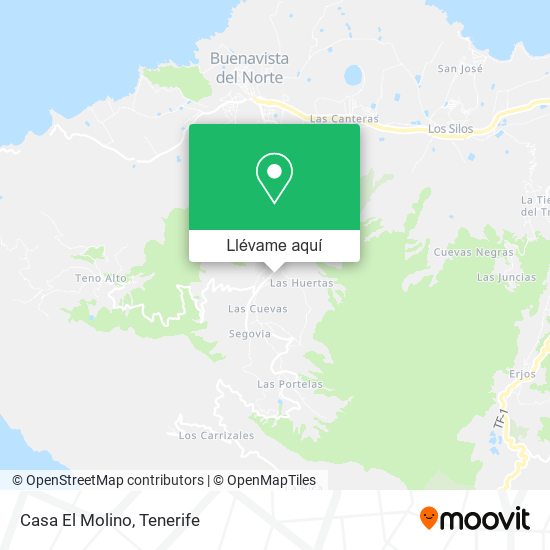 Mapa Casa El Molino