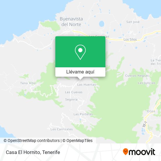 Mapa Casa El Hornito