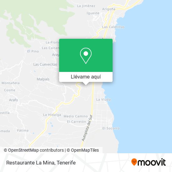 Mapa Restaurante La Mina