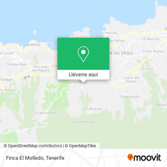 Mapa Finca El Molledo