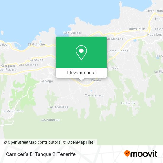 Mapa Carnicería El Tanque 2
