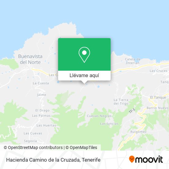Mapa Hacienda Camino de la Cruzada