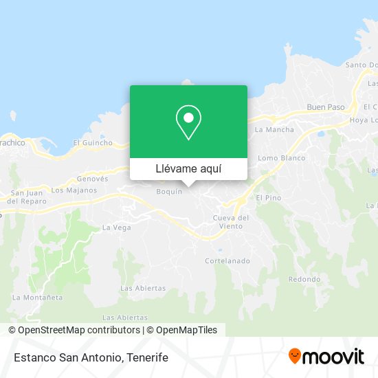 Mapa Estanco San Antonio