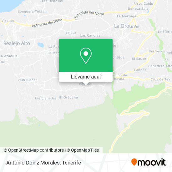 Mapa Antonio Doniz Morales