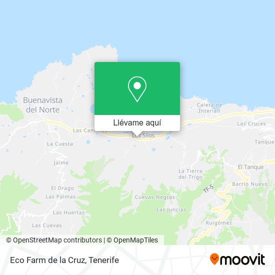 Mapa Eco Farm de la Cruz