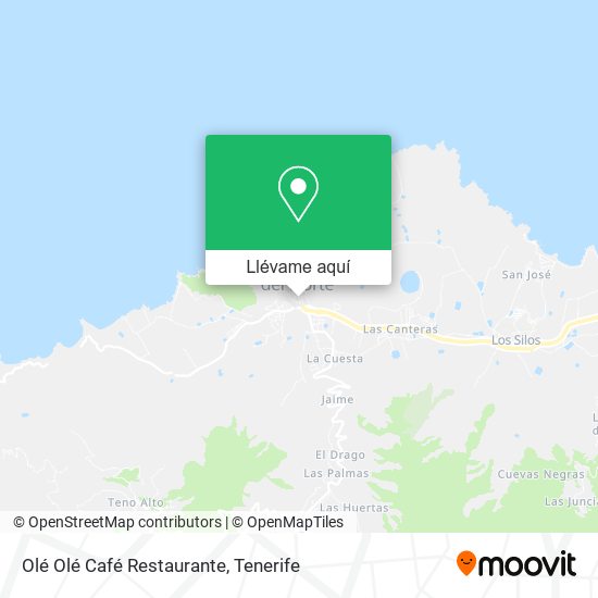 Mapa Olé Olé Café Restaurante