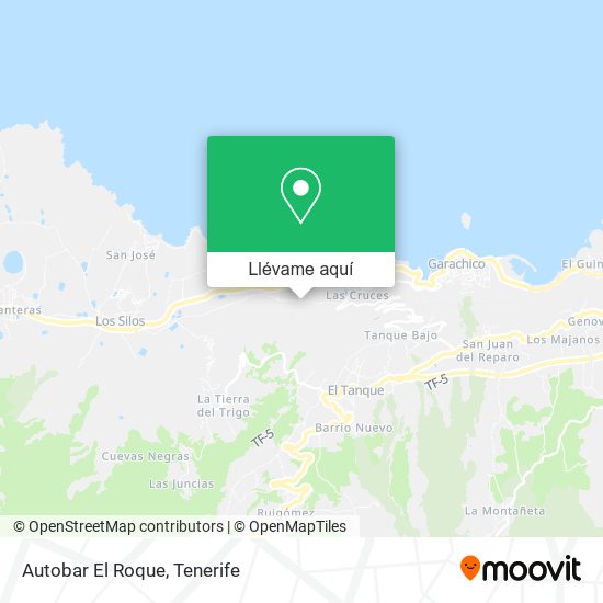 Mapa Autobar El Roque