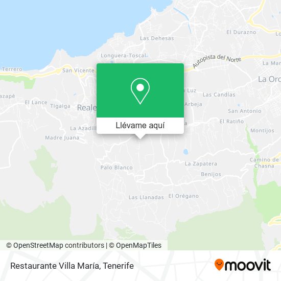 Mapa Restaurante Villa María