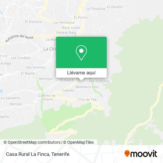 Mapa Casa Rural La Finca