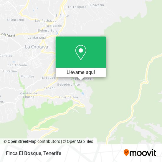 Mapa Finca El Bosque