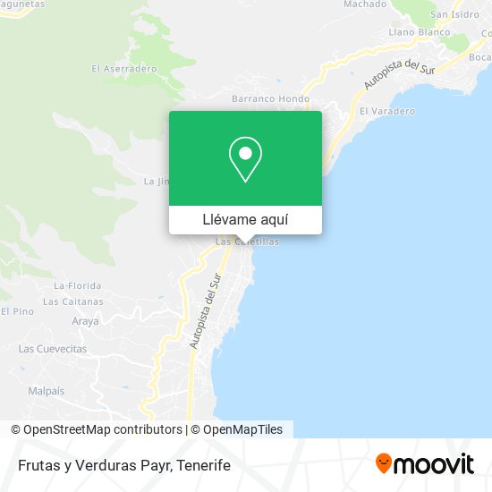 Mapa Frutas y Verduras Payr