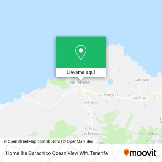 Mapa Homelike Garachico Ocean View Wifi