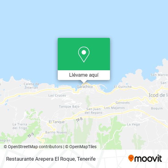 Mapa Restaurante Arepera El Roque