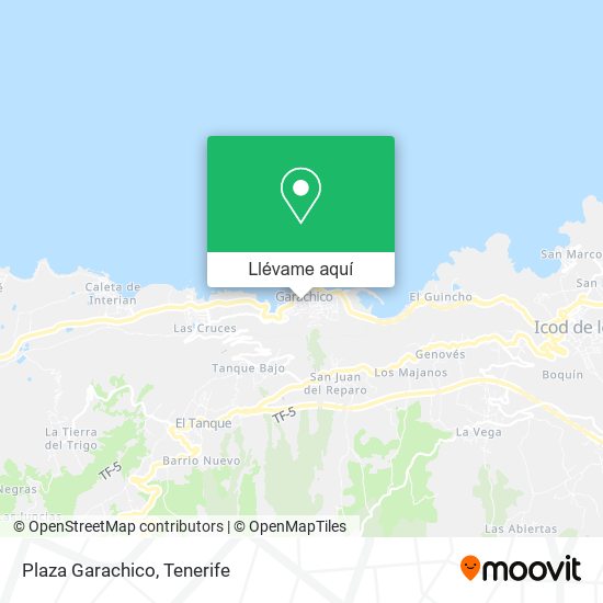 Mapa Plaza Garachico