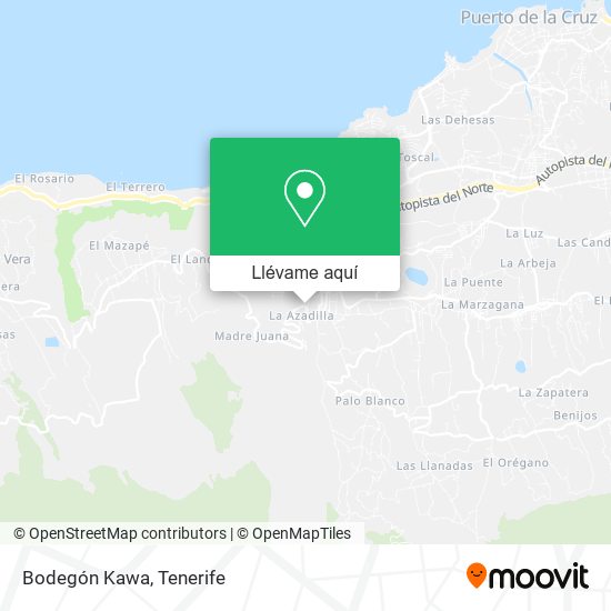 Mapa Bodegón Kawa