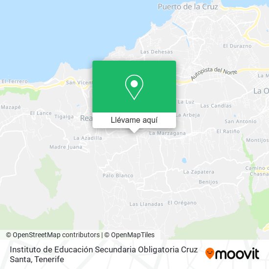 Mapa Instituto de Educación Secundaria Obligatoria Cruz Santa