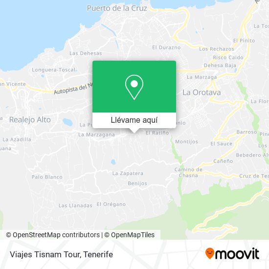 Mapa Viajes Tisnam Tour