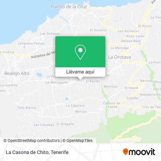 Mapa La Casona de Chito