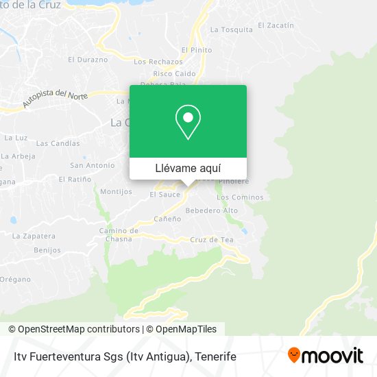 Mapa Itv Fuerteventura Sgs (Itv Antigua)